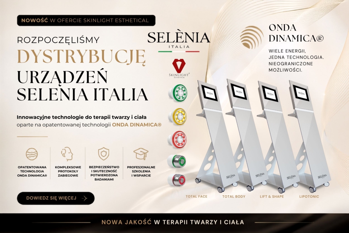 SkinLight rozszerza portfolio o włoskie technologie SELENIA ITALIA